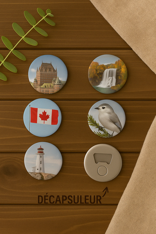 Ouvre-bouteille magnétique personnalisés (paquet de 6)