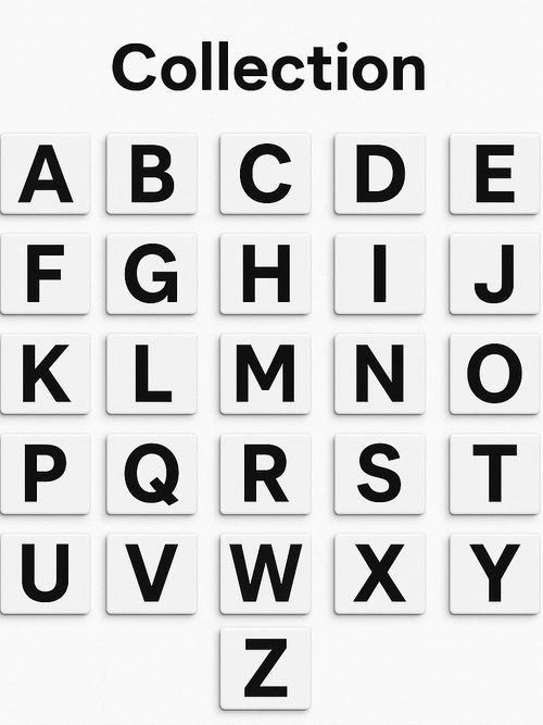 ✨ Ensemble d’aimants – Lettres de l’alphabet (A à Z)